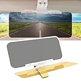 Sonnenblende Auto für Alfa Romeo Giulia Stelvio Tonale, 2-in-1 Auto Blendschutz Sonnenblende Verstellbarer Sonnenblende Verlängerung, Auto Visier Anti Blender,32 * 12cm