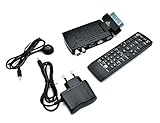 Generico Digital-Decoder terrestrisch HD Mini Dvb T2 USB Hdmi Scart-Buchse 180° Fernsehempfänger, Schwarz