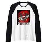 Österreich Fan Shirt Trikot Austria Herren Damen Geschenk Raglan