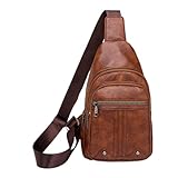 Reisetasche für Damen, vordere Umhängetasche für Damen | Modische weiche PU-Leder-Rucksack-Umhängetasche - weiche Einzel-Umhängetasche, modischer Brustrucksack Picco, , riferimento alla