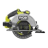 RYOBI 18 V ONE+ Brushless Akku-Handkreissäge RCS18BL-0, 184 mm Sägeblatt, werkzeuglose Einstellungen, ohne Akku und Ladegerät