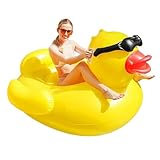 Riesige Aufblasbare Ente, XXL-Größe Aufblasbare Ente Für Pool, Schwimmreifen Badeinsel Für Sommer See Garten Outdoor Feste