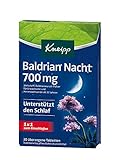 Kneipp Baldrian Nacht 700 mg – Unterstützt den Schlaf - Traditionelles pflanzliches Arzneimittel - 30 überzogene Tabletten