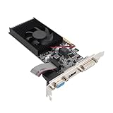 Bewinner GT610 1 GB DDR3 Low -Profile -Grafikkarte, 64 -Bit -Gaming -Grafikkarte mit DVI VGA HDMI, PCI Express X16 1.1, Einzelfan -Computer -Grafikkartes für PC