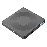 WOURRD Einfach zu bedienendes 6-in-1-Disc-Laufwerk für Notebook-Plugs und Play mit USB-Schnittstellen, keine externe Stromversorgung erforderlich