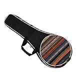GALPADA Mandolinentasche Ethno Stil Verdickt Tragbare Aufbewahrungstasche Leichtes Design Praktischer Schutz Für Mandoline Zubehör