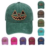Halloween Baseball Cap, Damen Herren Unisex Cap, Basecap Kappe Personalisierte, Baseballkappen Individuelle Stickerei, Gewaschene Vintage Schildkappe, Baseball Caps Für Outdoor Running Reisen