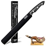Dream Reach Schinkenmesser Scharfe Aufschnittmesser - Profi Küchenmesser für Schinken Full Tang Lachsmesser für Küche Barbecue Geburtstag Eltern Geschenk