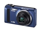 Casio EXILIM EX-ZR400 Digitalkamera (16,1 Megapixel, 7,6 cm (3 Zoll) Display, 25-Fach Multi SR Zoom, Triple Shot, HDR) blau