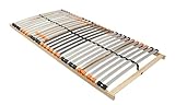 Mister Sandman Lattenrost 80x200 cm 7 Zonen ergonomisch 28 Federleisten stabil rutschfest atmungsaktiv leise LGA-Zertifiziert selbst zusammenbaubar Federholzrahmen kompatibel mit Allen Matratzen
