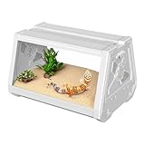 Tank Reptile – Multifunktionales Terrarium Tank für Leopard Gecko, erweitert die Beobachtung und fördert das Wachstum von Reptilien, für Geckos, Skorpione,