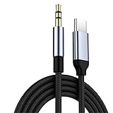 JADAYA USB C auf Klinke AUX Kabel, USB C zu 3,5mm Jack Auto Kopfhörer Adapter Nylon Geflochtene Aux Kabel für iPhone 15 Pro Max/15 Plus, Samsung Galaxy S23/S22/S21 Ultra, Huawei P40/Mate40 (1 Meter)
