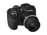 Fujifilm Finepix S1600 Digitalkamera (12 Megapixel, 15-fach opt.Zoom, 7,6 cm Display, Bildstabilisator) schwarz