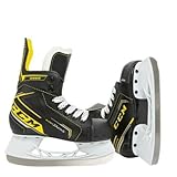 CCM Super Tacks 9355 Eishockey Schlittschuhe INT-JR, 125 Steifigkeitsindex, Speedblade-Halter (Weite: D, Größe: 4.0 = EU 36.5)