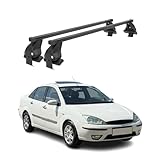 Menabo Querträger kompatibel mit Ford Focus I 1998-2005 Schwarz