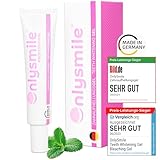 OnlySmile Teeth Whitening Gel für weiße Zähne | Zahnaufhellung und Bleaching Gel mit sofort Effekt | Zähne aufhellen - kosmetische Zahnreinigung