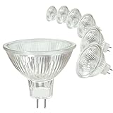 CNMTCCO Halogen Leuchtmittel MR16 GU5.3 Dimmbar 12V 20W Warmweiß 2700K Perfekt für Halogenstrahler Einbau- und Schienenbeleuchtung Hohe Lichtqualität für Wohnräume 6er Pack