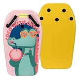 Bodyboard mit Griffen - 80 x 46 x 5,2 cm (Coco Croco Rosa)