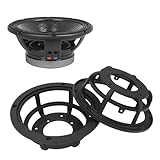 Plyisty 2 Stück Aluminium-Woofer-Rahmen, Außen Durchmesser 152mm Ersatz-DIY-Woofer-Lautsprecher Korb für PA-DJ-Subwoofer-Schränke Subwoofer-Teile