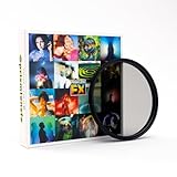 Prism Lens FX Zirkular-Polarisator CPL FX Filter, 58 mm rundes Gewinde, rotierender CPL-Filter reduziert Blendung und Reflexionen, verbessert Kontrast, Farbe und Klarheit, ideal für Wasser, Glas und