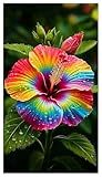 Hibiskus Rhizome,Hibiskus Pflanzen,Hibiskus,Winterhart MehrjäHrig,Winterhart,Hibiscus Pflanzen,Magische Blume-1Rhizome-A