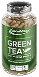 IronMaxx Green Tea - 300 Kapseln, Grüntee-Extrakt mit 339mg Epigallocatechin-3-Gallat und 180mg Koffein pro Tagesdosis, Unterstützend in Diatphäsen