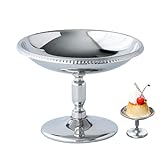 Générique Ice Cream Cups, Edelstahl, gemahlene Yogurtschüsseln, 5,1 x 10,6 cm, exquisite Dessertbehälter, robuste Küchenutensilien für Zuhause, Eiscreme, Pudding und Outdoor-Unterhaltung