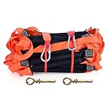 Meidansini Strickleiter, 5M Notfall Feuerleiter Training Soft Ladder, Flammensichere Seilzugleiter 2-3 Stockwerk Wiederverwendbares Fenster Balkon Baumhaus Sicherheits Rettungsleiter