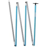 LACD Unisex – Erwachsene Avalanche Probe Express 2.0 Schneesonden, Blau-Silber, 240