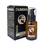 Bartöl Herren von FemMas I hochwertiges Bart Öl für die tägliche Bartpflege Tag und Nacht I Beard Oil for Men I für ein gesundes Bartwachstum I Bart Pflegeöl Premium Qualität mit Argan & Keratin, 50ml