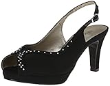 Rose Petals Philly Plateau-Pumpe für Damen, Schwarz Micro, 38.5 EU