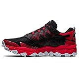 ASICS Herren Gel-Fujitrabuco 8 Laufschuh, Klassisches Rot/Piedmont Grau, 42 EU