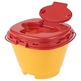 Nadel-Entsorgungsbox 1,5 l, Multi-Safe twin plus, ovale Öffnung, ø 179x176 mm