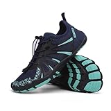 Surwin Barfußschuhe Herren Damen Wasserschuhe Schnell Trocknend Schwimmschuhe Schutz Strandschuhe Atmungsaktiv Aquaschuhe Feldluft Barfussschuhe rutschfest Badeschuhe Gr.38-47