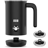 Milchaufschäumer Elektrisch - 100% BPA-Frei & 4 Modi inkl. Ersatz Schneebesen I 240ml Milchschäumer elektrisch milk frother I Elektrischer Aufschäumer Milchaufschaeumer I By LEBENLANG