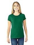 Fruit Of The Loom Sofspun Junior Fit T-Shirt für Damen, JZSFJR, Kleeblatt, clover, Groß