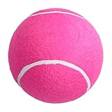 UKCOCO Aufblasbarer Tennisball Großer Flexibler Gummi Trainingsball mit Weicher Flanelloberfläche Langlebig und Sicher für Outdoor Sport für Tennisübungen und Ballspiele