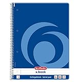 Herlitz 10834125 Notizblock, liniert - mit Rand, 80 Blatt