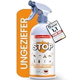 KRAFTKÖNIG PREMIUM Ungezieferspray – Sofort + Effektiv Formel – 500 ML Insektenspray gegen fliegende und kriechende Insekten für Innen- & Außenbereiche – Auch als Fliegenspray einsetzbar