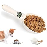 Digitale Löffelwaage mit 1-g-genauer Teilung und 800g Tragkraft, RISVOWO Digitale Küchenwaage, Grammwaage, Waage Küche, Löffelwaage Messlöffel für Haustierfutter, Milchpulver, Gewürze und Lebensmittel
