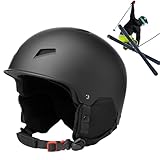 Skihelm, verstellbarer Ohrenschutz, Sicherheitshelm, Hut, tragbar, Schutzhut, Schutzbrille, Befestigungsclip, Mehrzweck-Sicherheitshut für den Winter