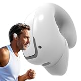 Knochenleitungskopfhörer - Drahtloser Ohrhörerclip offenes Ohrhörer, sichere Sportkopfhörer | Touct Controlle Arrebud Schweißnässe, Rauschunterdrückung für Training, Joggen, Ausgehen, ODER