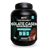 Ripped Max Casein, 750g, Schokolade, Proteinreich, Zucker- und fettarm, Muskelwachstum, 100 Prozent mizellares Casein, Eafit Französische Marke