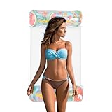 Pool Float Erwachsene – Liegestuhl, aufblasbare schwimmende Matte für den Sommer, tragbar, entspannend, Sambath See See Rest Ausrüstung für Strandurlaub, Outdoor-Zubehör für Urlaubsspaß