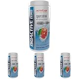 Activlab ISOACTIVE ZERO Grapefruitgeschmack – Zuckerfreies Iso-Getränk mit Elektrolyten und Ginseng-Extrakt, 225g, Kalorienfrei, B-Vitamine (Packung mit 4)