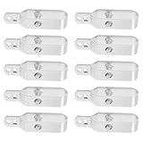 ANDRESLAD 10 Stück Teiliges Verstellbare Stahlseilspanner aus Robustem Eisen Rostfrei Langlebig für Spanndraht Zaunspanner und Drahtseilspannung im Garten und Zaunbereich