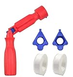 NIYATA Universalschlüssel für WC-Sitz, 10/13/17 mm – Werkzeug für Installation, Demontage & Wartung von Sitz/WCdeckel, inkl. 2 PTFE-Streifen