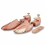 Langer & Messmer Schuhspanner aus Zedernholz für Herren und Damen inkl. Reiseschuhlöffel aus Zedernholz, Größe 34 bis 50, das Original! 42/43 1 Paar