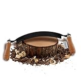 Bituxx Zugmesser für Holz Ziehmesser Schäleisen Zieheisen gebogen 10'