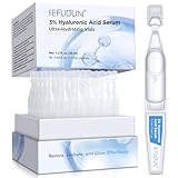 Hyaluron Serum, Serum Gesicht, Hyaluronic Acid Serums Gesicht, Hyaluronsäure Gesichtsserum Hochkonzentriert Anti-Falten, Anti-Aging, Skincare - 24h Feuchtigkeit, Single-Use (1.2 ml * 30pcs)